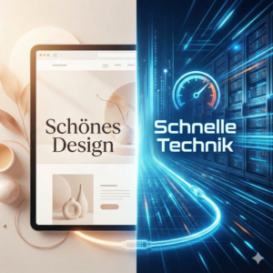 Detailansicht von optimiertem Programmcode auf einem Bildschirm – Symbol für technische Performance, schnelle Ladezeiten und saubere Webentwicklung – Fischer Automation & IT