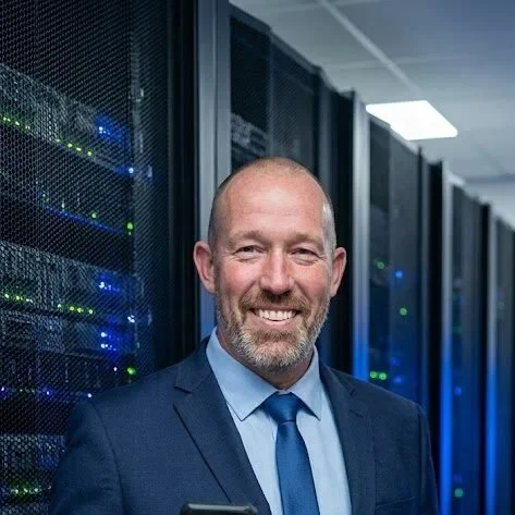 Tobias Fischer bei der Arbeit für Fischer Automation & IT